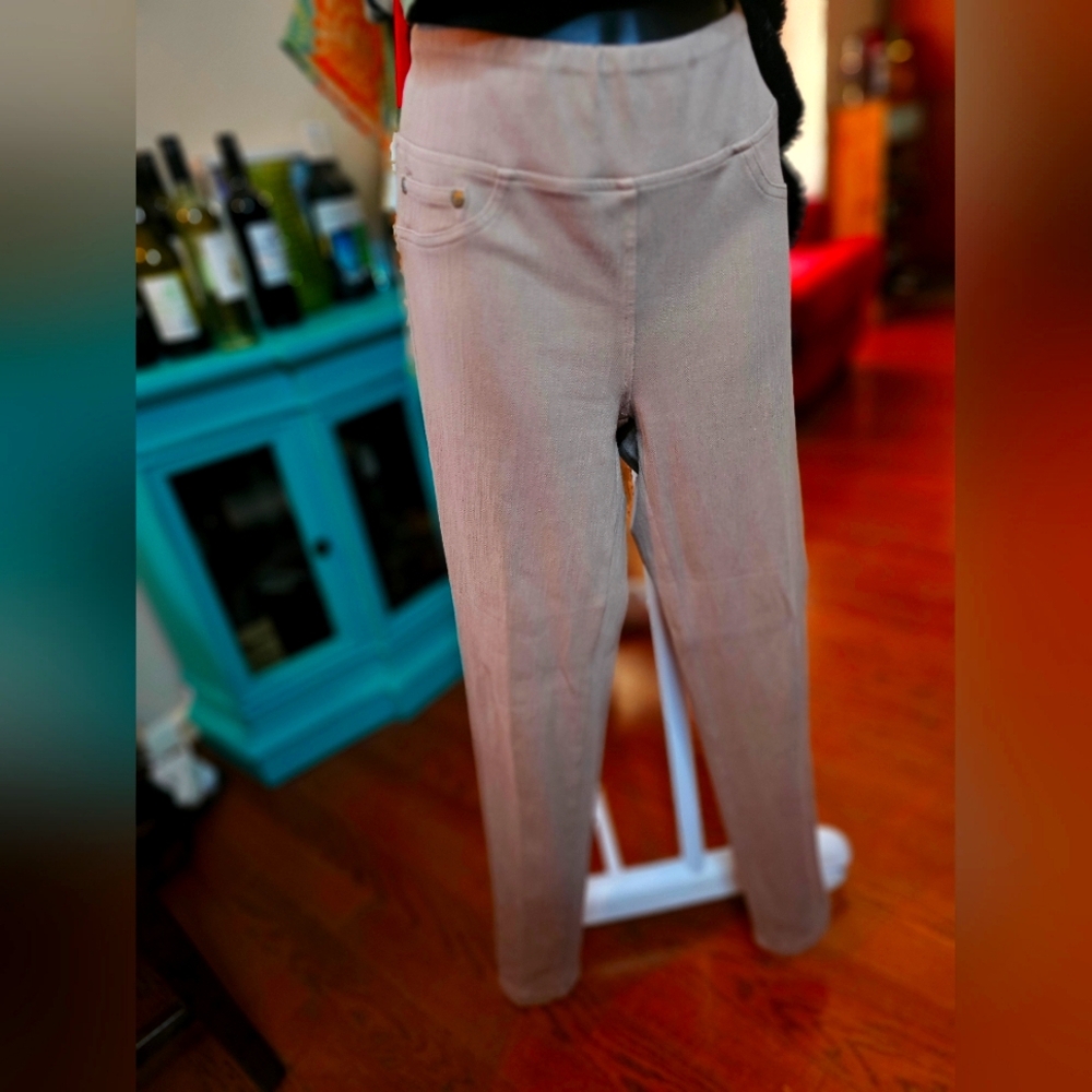 DG2 (DianeGilman), brown stretch pants, sz s
